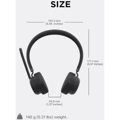 Наушники Lenovo Wireless VoIP (4XD1M80020) фото 5