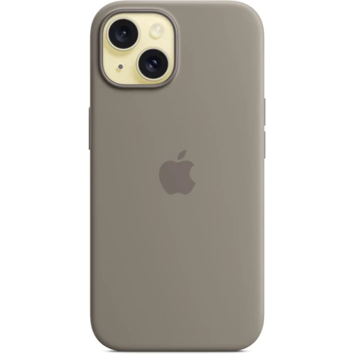 Чехол для iPhone Apple iPhone 15 Silicone Case with MagSafe - Clay (MXPG3ZM/A): Материалы Силикон