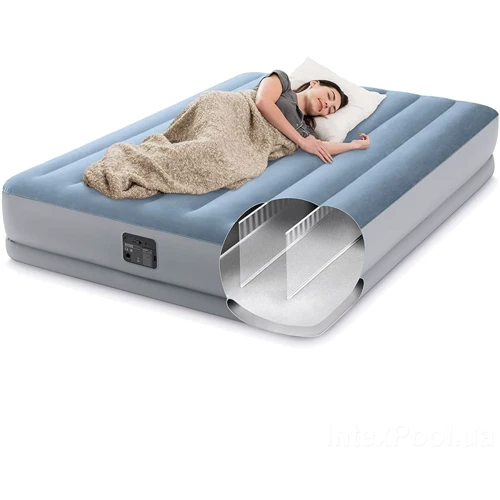 Надувной диван Intex Raised Comfort со встроенным насосом (64168): Материал ПВХ