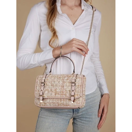 Женская сумка через плечо GUESS ADAM CONVERTIBLE XBODY FLAP золотая (HWTG8694210-GDM): Стиль Повседневный (Casual)