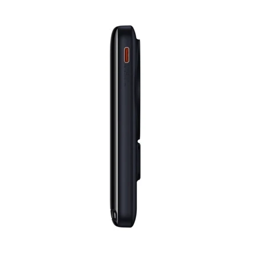 Внешний аккумулятор Baseus Power Bank 10000mAh 20W Magnetic Bracket Wireless Fast Charge Black (PPCX000003): Встроенный кабель нет