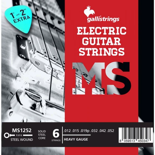 Струна для гитар Струны для электрогитары Gallistrings MS1252 HEAVY