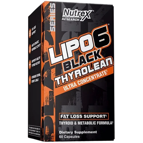 Жиросжигатель Nutrex Research Lipo-6 Black Thyrolean 60 caps / 60 servings