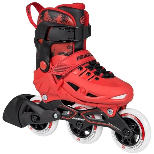 Роликовые коньки Раздвижные ролики Powerslide PHUZION KIDS SKATES Universe red, Hardboot, 29,0-32,0 (940611)