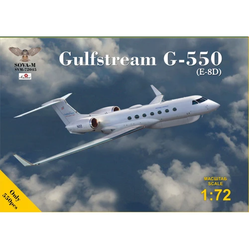 Самолет Sova Model бизнес-класса Gulfstream G-550 (E-8D) SVM72045