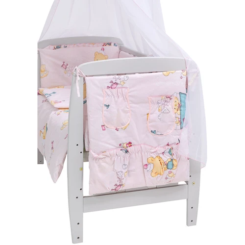 Комплект постельного белья Qvatro Gold RG-08 (медведи на кораблике) розовый (680938)