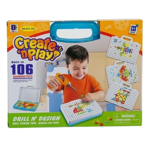 Мозайка-конструктор Bohui Toys 106 деталей (661-322)