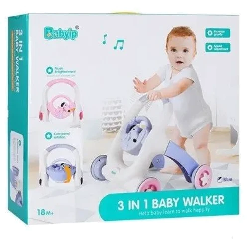 Дитяча каталка-ходунки з собачкою 3в1 Babyip (2 кольори) (6191A)