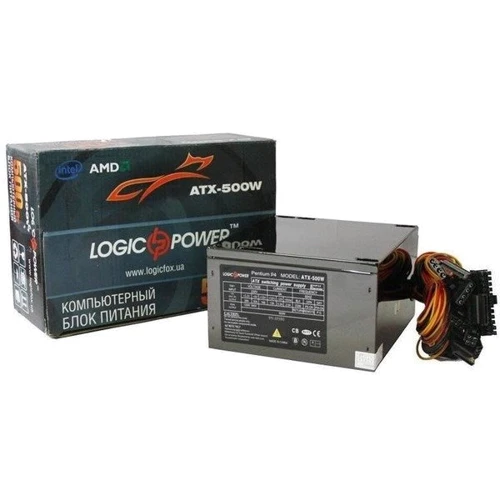 Блок живлення Logicpower ATX-500W (3857) OEM: Форм-фактор ATX