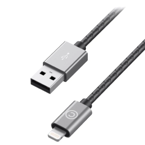 Кабель Lab.C USB Cable to Lightning Leather 1.8m Space Grey (LABC-511-GR)