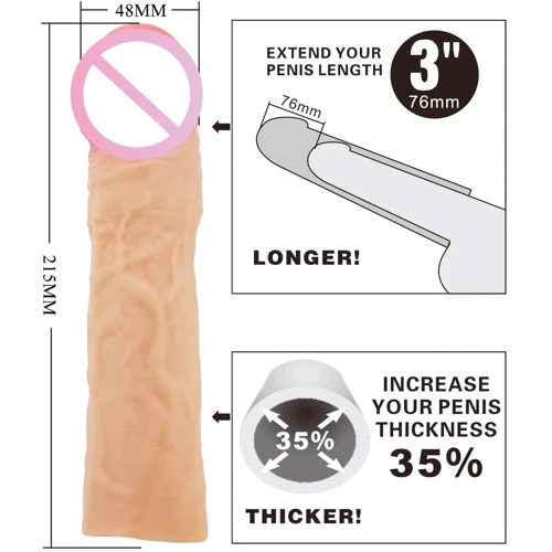 Удлиняющая насадка LYBAILE Pretty Love - Derek 8,5" Flash (BI-026269)