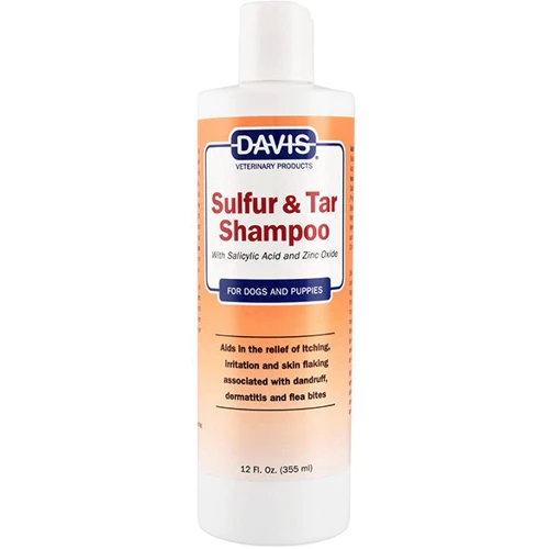 Шампунь Davis Sulfur & Tar Shampoo с серой и дегтем для собак 50 мл (52914)