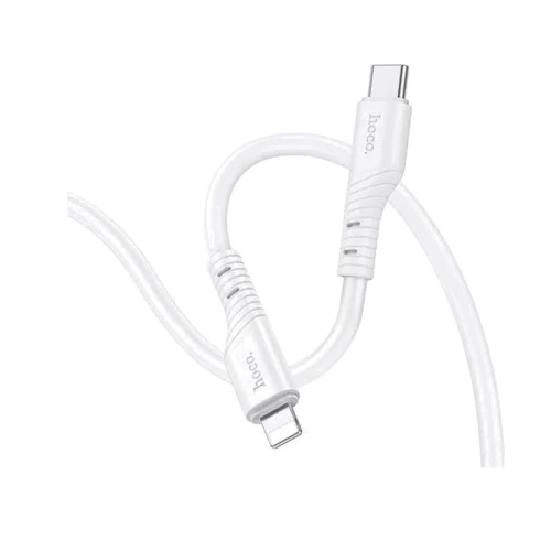 Кабель Hoco Cable USB-C to Lightning X97 Crystal 3A 1m White: Тип USB-C - Lightning