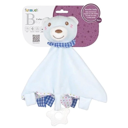 Игрушка-прорезыватель Funmuch Медвежонок комфортер (FM555-14)