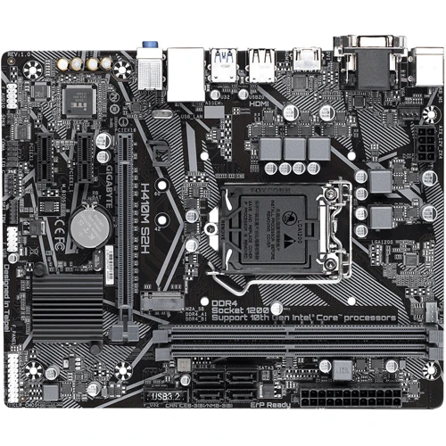 Gigabyte H410M S2H Socket +1200: Роз'єми на платі PCI Express x1, SATA 3.0, M.2