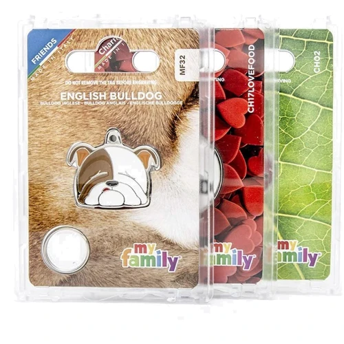 Косточка MyFamily Dog CLASSIC XXL эмаль красная (8055960251889): Цвет красный