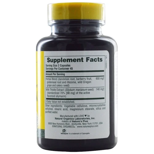 Nature's Plus, Liv-R-Actin, 90 Veggie Caps (NTP1087): Форма выпуска Капсулы