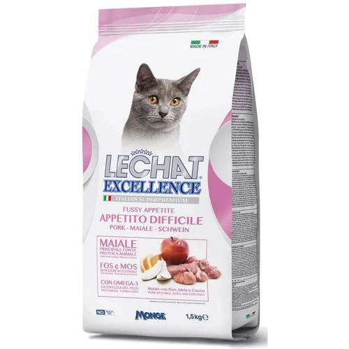 Сухой корм Monge LCE Cat Fussy appetite для кошек свинина 1.5кг (70059794)