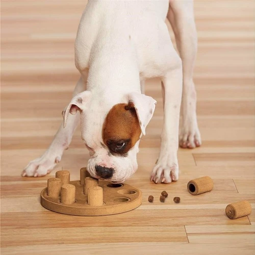 Игрушка интерактивная для собак Nina Ottosson Dog Smart Composite коричневая (no69539) фото 3