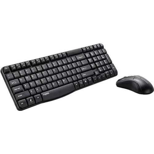 Комплект бездротовий RAPOO X1800 Wireless Optical Combo Black: Призначення стандартна