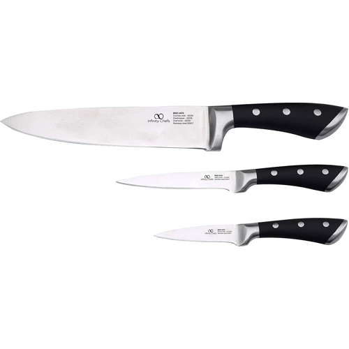 Набір кухонних ножів Bergner 3 предмети BGIC-4570