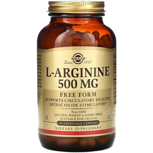 Solgar L-Arginine Aргинин 500 мг 250 капсул