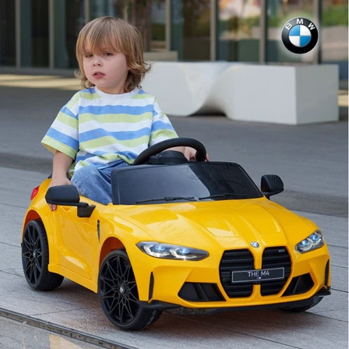 Детский электромобиль Bambi Racer BMW M4 желтый (M 5096EBLR-6): Вид автомобиль
