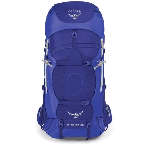 Рюкзак туристический Osprey Ariel AG 55 Tidal Blue - WM - синий фото 3