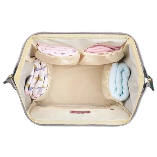 Рюкзак для мами Sunveno Diaper Bag Dark Green Embroidery (NB22179.DGE)