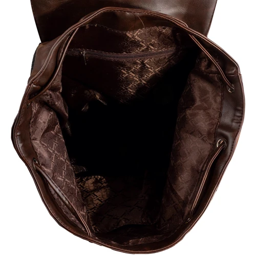 Чоловік рюкзак Valiria Fashion коричневий (3DETBM9813-10): Тип ручки Плечовий ремінь, Коротка ручка