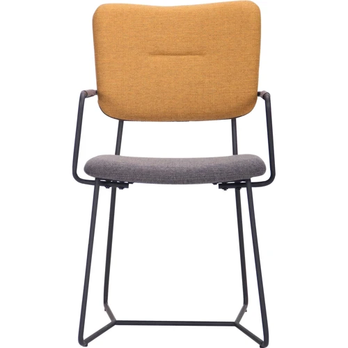 Стул AMF Alphabet H black/yellow gray (545767): Материал каркаса металл