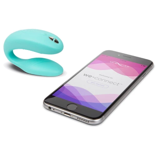 We-Vibe Sync - інноваційний анатомічний вібратор для пар, бірюзовий