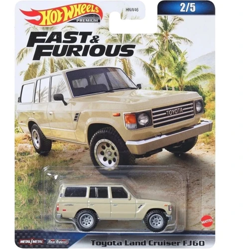 Коллекционная машинка Hot Wheels Toyota Land Cruiser FJ60 серии Форсаж (HNW46/HNW53)