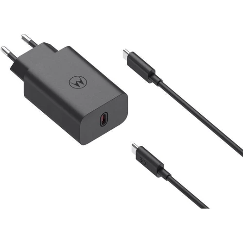Зарядное устройство Motorola Wall Charger USB-C 68W with USB-C Cable Black (PG38C06281): Тип сетевое