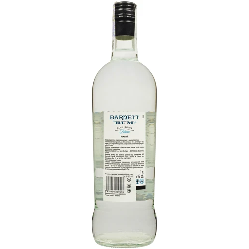 Ром Bardett Blanco 37.5% 1 л (FSH_8410490269269): Об'єм, л 1