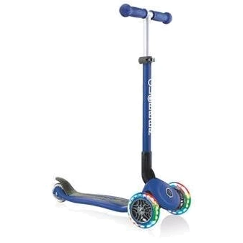 Самокат GLOBBER серії PRIMO FOLDABLE LIGHTS, синій, колеса з підсвічуванням, до 50кг, 3+ (432-100-2): Матеріал коліс поліуретан