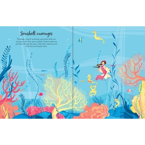 Mermaids Sticker Book / Наліпки з русалками: Обложка Мягкая