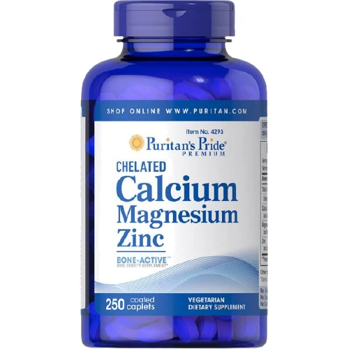 Puritan's Pride Chelated Calcium Magnesium Zinc Кальцій Магній Цинк хелат 250 капає