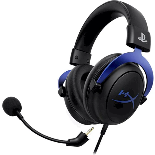Наушники HyperX Cloud Gaming PS5/PS4 Blue (4P5H9AM): Тип конструкции полноразмерные