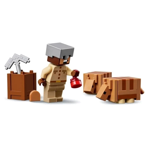 Конструктор LEGO Minecraft Експедиція в шахту броненосця 247 деталей (21269) фото 5