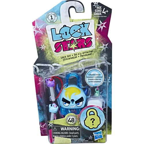 Набір Hasbro Lock Stars «Замочки з секретом» (E3172 OTR LOCK STARS BLUE HORNED MONSTER)