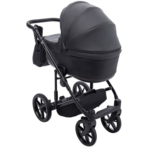 Коляска 2 в 1 Adamex Locco Eco SA-2 черный (681026): Ширина шасси 57.5 см