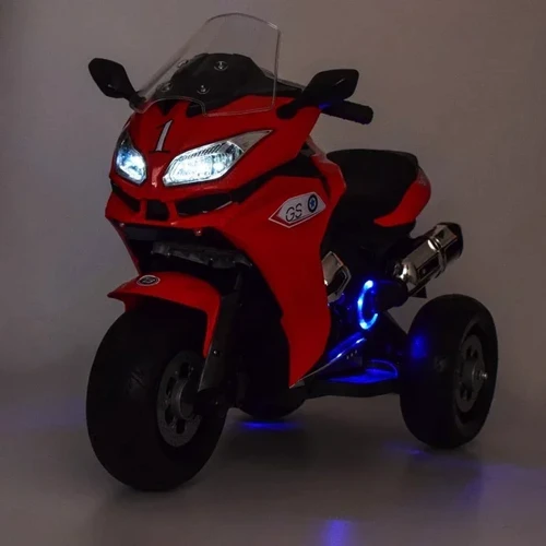 Детский электромотоцикл 3 колесный Bambi Racer BMW белый (M 3688EL-1): Материал корпуса пластик