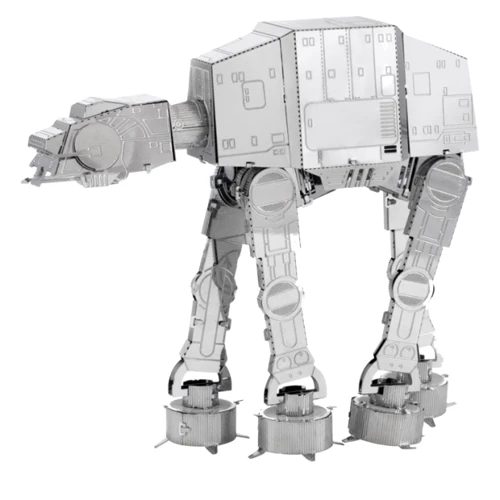 Металлический 3D конструктор Fascinations Боевая машина шагоход Star Wars AT-AT, MMS252