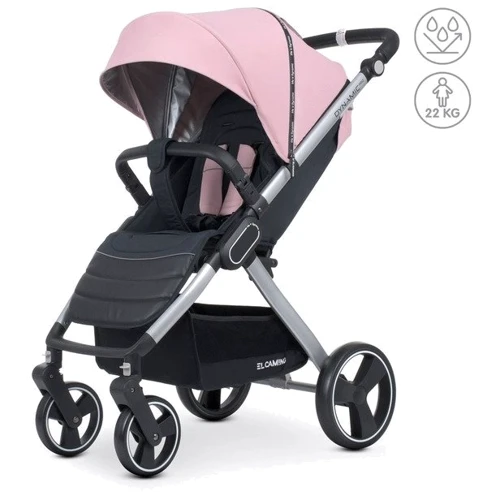 Коляска прогулочная El Camino ME 1053N DYNAMIC PRO Pale Pink Розовый (ME 1053N Pale Pink EL CAMINO)