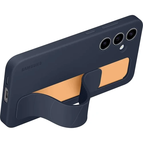 Чехол для телефонов Samsung Standing Grip Case Dark Blue (EF-GS721CNEGWW) for Samsung S721 Galaxy S24 FE: Материал поликарбонат / силикон