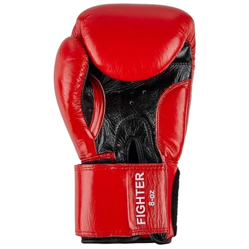 Перчатки боксерские Benlee FIGHTER 12oz /Кожа /красно-черные фото 2