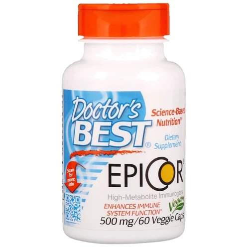 Doctor's Best, Epicor, 500 mg, 60 Veggie Caps (DRB-00177)