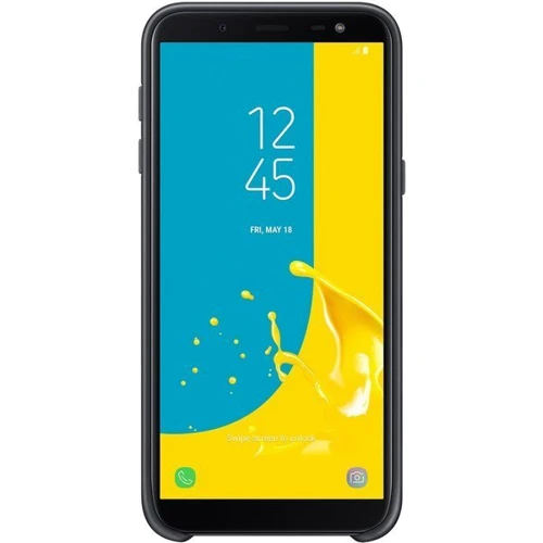 Чохол для телефона Samsung Dual Layer Cover Black (EF-PJ600CBEGRU) for Samsung J600 Galaxy J6 2018: Тип накладка на задню частину