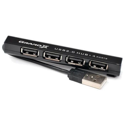 Аксессуар для ноутбуков USB хаб Grand-X Travel 4 порта (GH-402): Производитель Grand-X